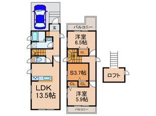 Kolet西東京保谷の物件間取画像